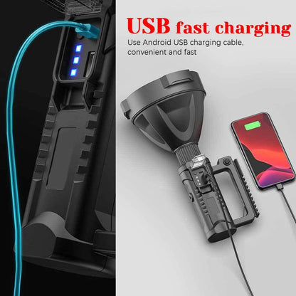 🔥Sale Ending Soon🔥Super Bright Rechargeable Handheld Spotlight Flashlight 200000 High Lumens