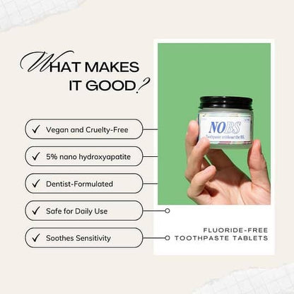 NOBS Toothpaste Tablets For Cavities And Holes-WWJ