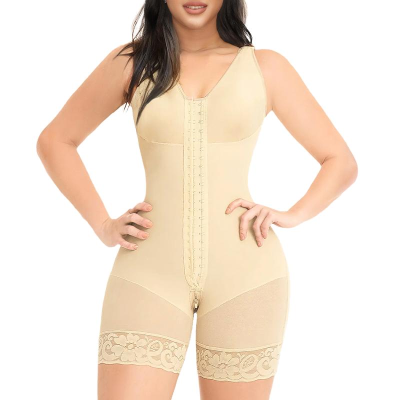 FREE SHIPPING!Fajas Colombianas Shapewear for Women Tummy Control Full Shapewear Butt Lifter with Zipper Crotch