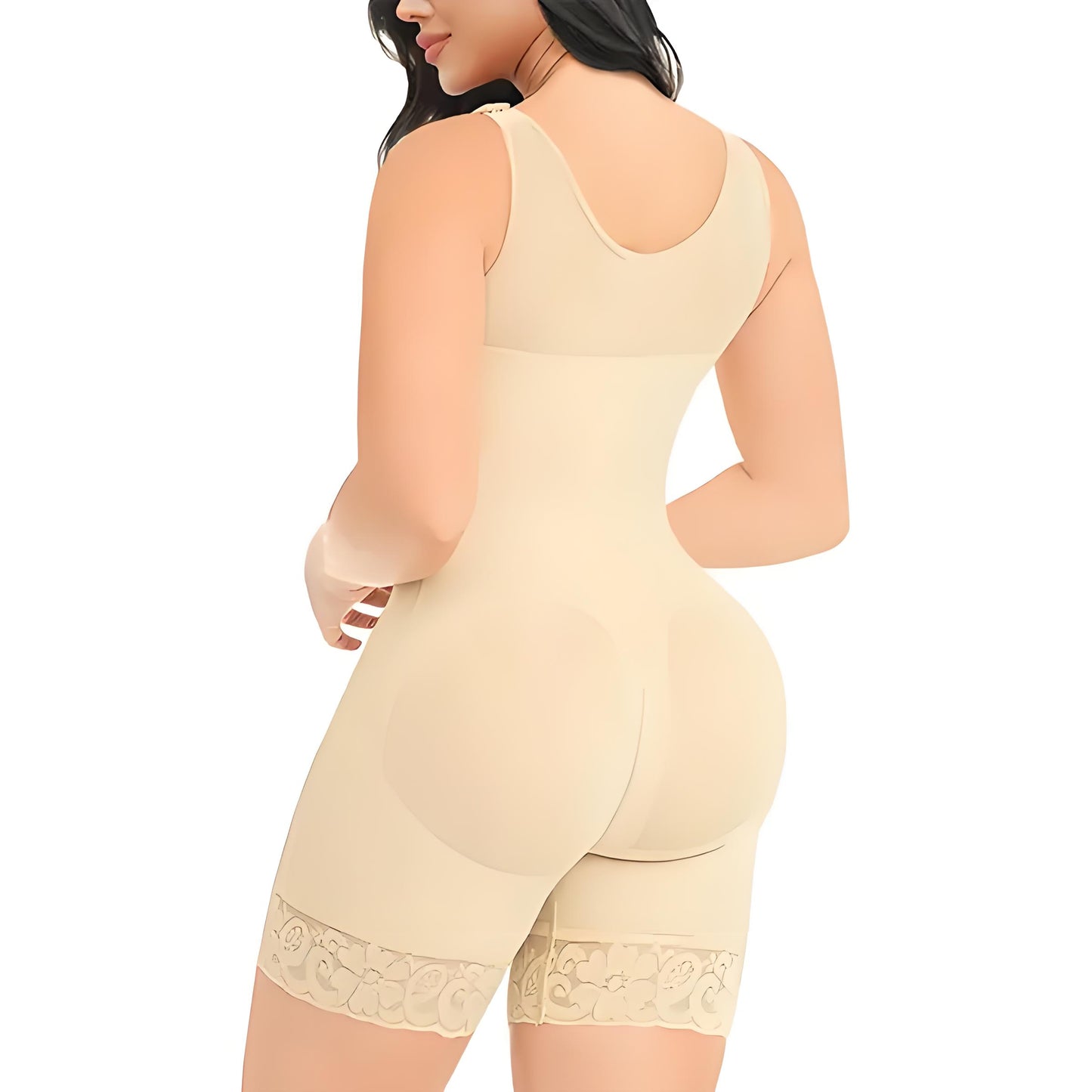 FREE SHIPPING!Fajas Colombianas Shapewear for Women Tummy Control Full Shapewear Butt Lifter with Zipper Crotch