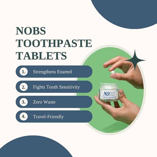 NOBS Toothpaste Tablets For Cavities And Holes-WWJ