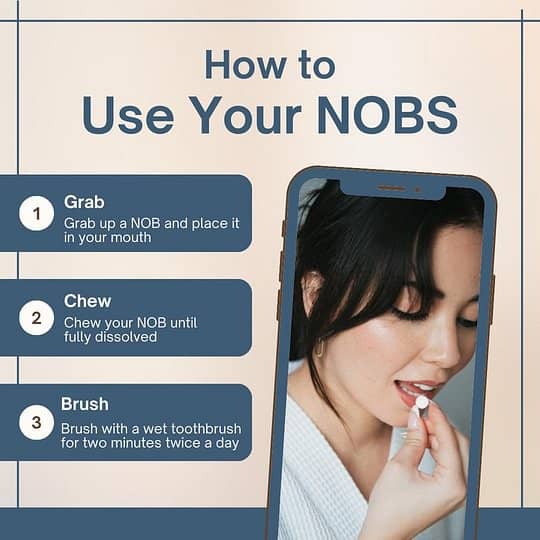 NOBS Toothpaste Tablets For Cavities And Holes-WWJ