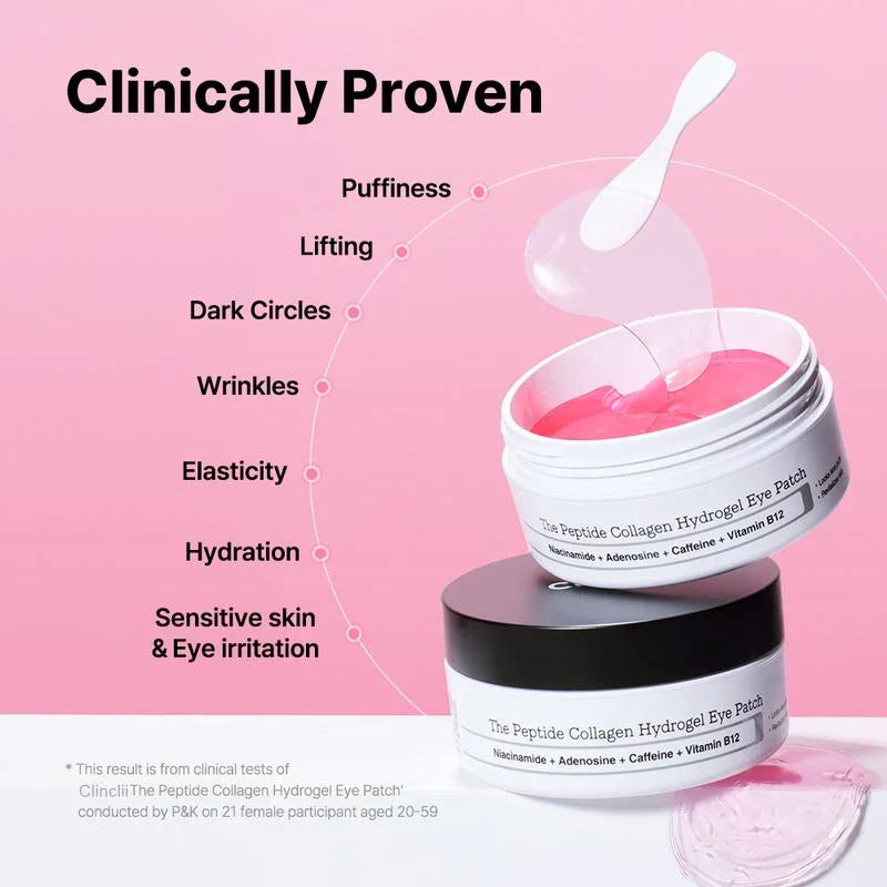 The Peptide Collagen Hydrogel Eye Patch✨DEPUFFS UNDERYE BAGS IN JUST 10 MINUTES