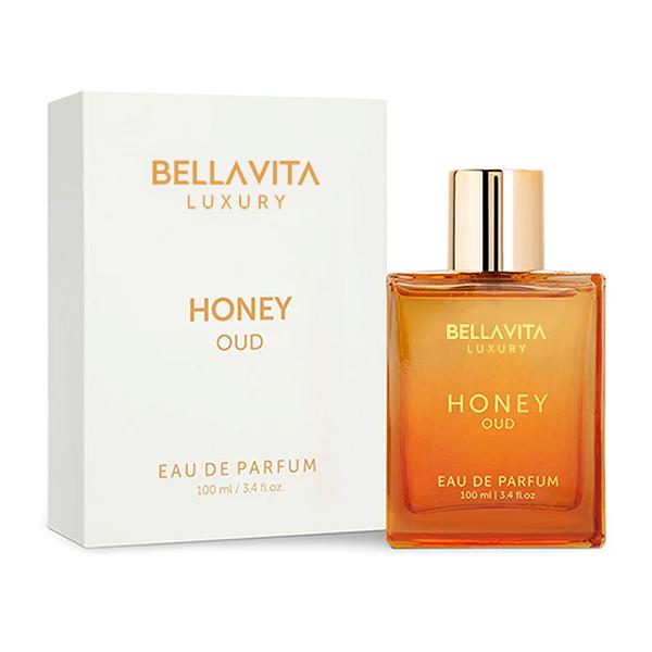 Bella Vita Luxury's Honey Oud | Eau de Parfum 100ml (3.4 fl oz) | Patchouli, Vanilla, Bergamot | Floral & Spicy | Made with Clean & Vegan Essentials Oils | Cruelty Free Fragrance Perfume