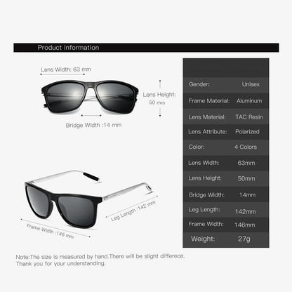 New Design Aluminum Magnesium Polarized Sunglasses