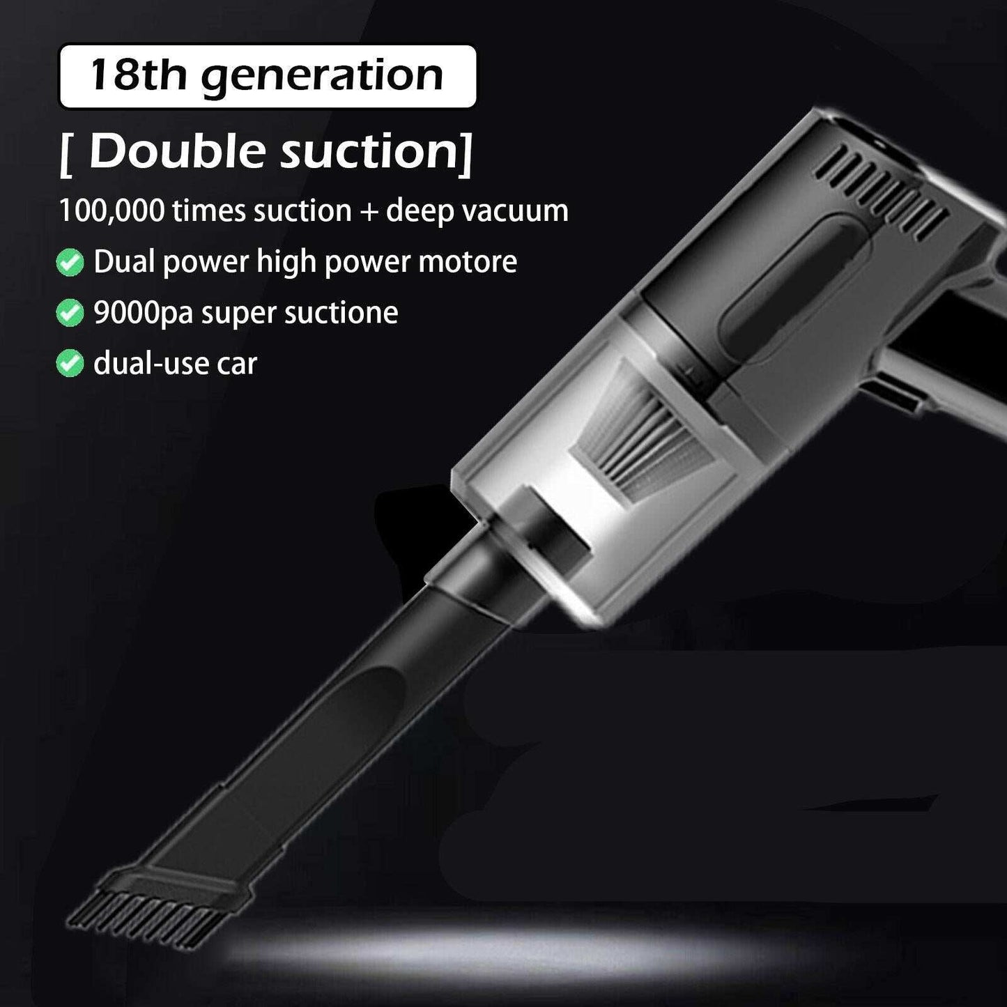 Wireless Handheld Strong Suction Car Vacuum🔥🔥Sale Ending Soon🔥🔥
