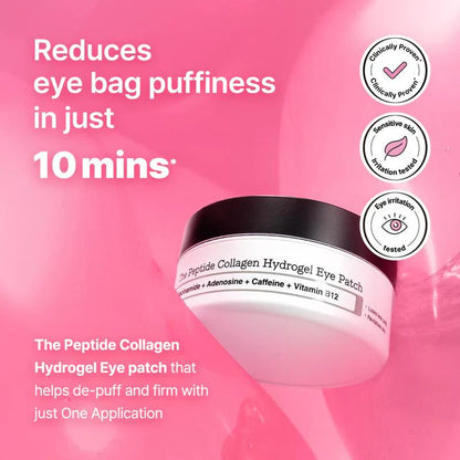 The Peptide Collagen Hydrogel Eye Patch✨DEPUFFS UNDERYE BAGS IN JUST 10 MINUTES